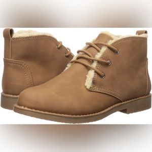 Seven Dials Mallori Tan Faux Fur Tan Boots. Size 9